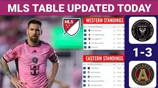 INTER MIAMI vs ATLANTA MAJOR LEAGUE SOCCERS TABLE UPDATED TODAY &not;MLS TABLE & STANDINGS 2023/2024