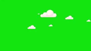 Cartoon Clouds Green Screen Effects