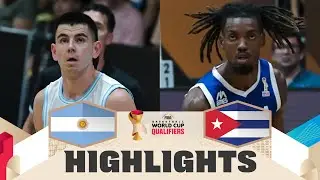 Argentina 🇺🇸 v Cuba 🇨🇺 | Highlights | FIBA Basketball World Cup 2027 Americas Qualifiers