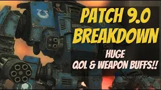 Patch 9.0 Deep Dive: Massive QoL Upgrades, Siege Mode Balancing & Weapon Buffs