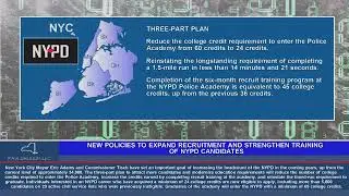 New Policies to Expand Recruitment and Strengthen Training of NYPD Candidates