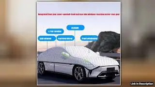 Car Cover Outdoor Protection Waterproof Four Seasons Windshield Protection Hail Protector Snow Cove