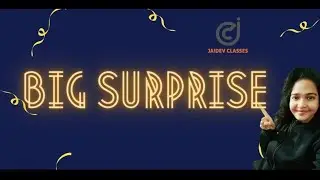 Big Surprise From Jaidev Classes For JRF I NTA UGC NET