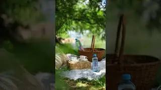 📷 Picnic product photography by the river