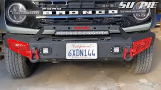 How to Install Sunpie Steel Front Bumper on Ford Bronco Full Installation?