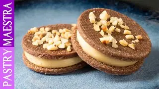 Caramelized White Chocolate Sandwich Cookies | Pastry Maestra