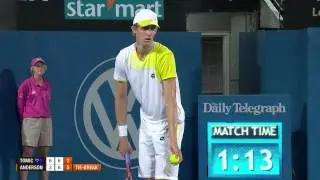 Kevin Anderson v Bernard Tomic - Full Match Men's Singles Final: Apia International Sydney 2013