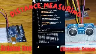 Distance measuring using Ultrasonic sensor || Ultrasonic Sensor Project #arduinoproject #ultrasonic