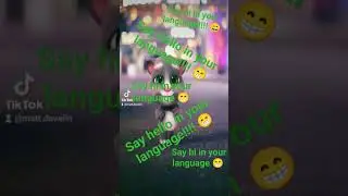say hi in your language friends!