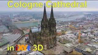 Cologne Cathedral, North Rhine-Westphalia, Germany in calming iXYt 3D video for VR