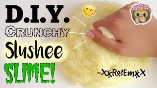 D.I.Y. Slushee Slime! *MUST WATCH* | How to Make EXTREMELY Crunchy Sugar Bead Slime!
