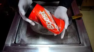 BOOST Massive Icecream Rolls | how to make rolled fried ice cream  with lots of BOOST