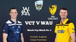 Marsh Cup 2022; Victoria vs Western Australia ; Statistical,Historical & Logical Analysis