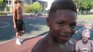 OMG THIS WHITEBOY IS UNREAL! NERD PLAYS BASKETBALL IN THE HOOD REACTION!