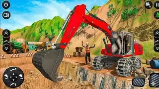 👷City Road Construction Simulator 3D Android Gameplay | 🚧  Heavy Excavator  Truck Simulator 2025