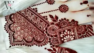 Trending Arabic Mehndi Design 2026 💫 | mehndi design | Modern Mehndi Design with Bold Fingertips 🔥