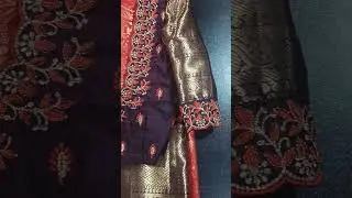 #scallop design#embroidery #latest #trending #viral #saree #onlineshopping #ytshorts