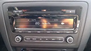 Skoda Rapid - driving school mode activation - vključitev dodatnega avto&scaron;ola prikaza