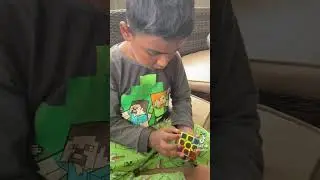 6 years old boy solving Rolex cube in 3 minutes
