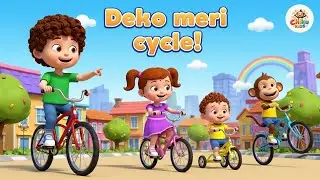 Dekho Meri Cycle | देखो मेरी साइकिल |New Hindi Cartoon Rhyme | Chiku Kids Channel   |@ Chiku Kids