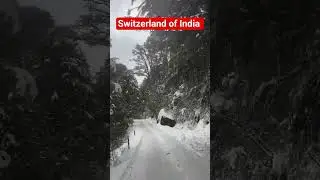 Auli Joshimath Uttarakhand Snowfall #shorts #youtubeshorts #ytshorts