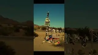 Famous Shoe Wall & Abandoned Gas Station in Remote Rice CA epⅣ #travel #traveler #abandoned #asmr