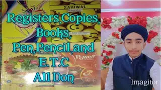 Registers, Copies,Books,Pen,Pencil,and E.T.C All Don