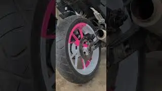 R15 | PUTIH-PINK | CAT VELG BISA DITUNGGU | CAT VELG TIGA LAPIS | PAKE OVEN! BISA DITUNGGU
