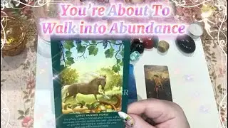 YOU’RE ABOUT TO WALK INTO ABUNDANCE ✨🤍✨ Keep Going! @SerenSpiritualReadings 
