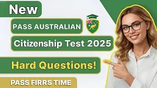 24 HARDEST Australian Citizenship Test Questions 2025 | GUARANTEED PASS MOCK EXAM