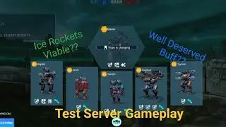 War Robots: But Testing Ice Rockets After Buff | Test Server Gameplay