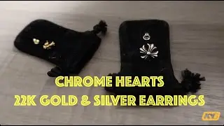Chrome Hearts 22 Karat Gold & Silver 925 Earrings - review and Price! Are they worth the money?