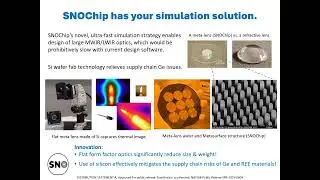 SNOChip's Navy STP Tech Talk on Optical Meta Surfaces for Thermal Sensing & Imaging