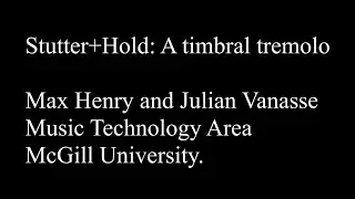 Stutter+Hold: A timbral tremolo plugin using Matlab's audioPlugin class. #aescomp