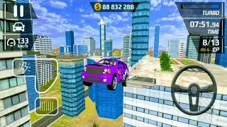 Car Driving Simulator - Smash Car Hit - Stunt Ramp Gameplay Walkthrough | #15 | Android/IOS #GameLux