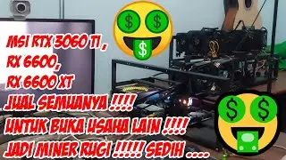 JUAL VGA RTX 3060 TI / RX 6600 / 6600 XT BEKAS GAMING / MINING BUAT BIKIN USAHA LAIN JADI MINER RUGI