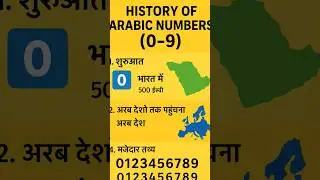 History of Hindu-Arabic Numbers #numbers #zero #inventions #historyfacts #shortvideo #ytshort