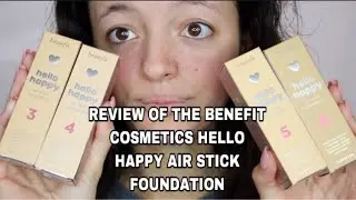 REVIEW OF BENEFIT COSMETICS HELLO HAPPY AIRSTICK FOUNDATION