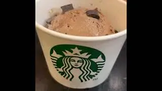 Chocolate Java Chip Icecream from Starbucks