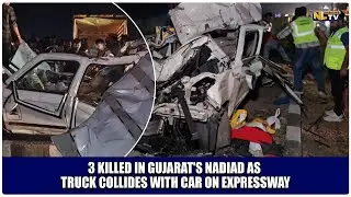 3 KILLED IN GUJARAT'S NADIAD AS TRUCK COLLIDES WITH CAR ON EXPRESSWAY