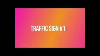 Traffic Sign #1 - One Way. RTO Exam - Driving License Test