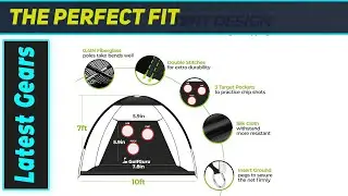Golfguru All in 1 Golf Practice Net: The Ultimate Home Driving Range!
