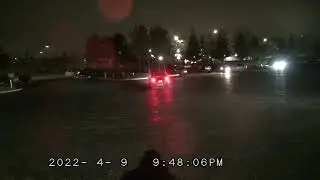 BLACK CAR BURNS OFF TIRES
