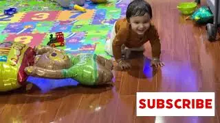 New year day te Brampton downtown gye ghuman te Avnoor di mastia #baby #kids #vlogs 