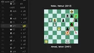 Славянская защита Almasi Istvan 2451 vs Waller Helmut 2213
