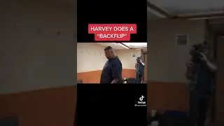 Harvey price dose a back flip
