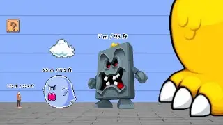 HUMAN vs. MARIO Size Comparison