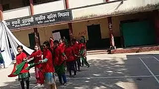 JAMALKHAN KUSUM KUMARI CITY COR  GIRLS HIGH SCHOOL VICTORYDAY DISPLAY 2016