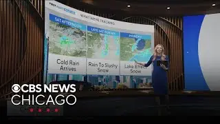 Cold rain Saturday turns to slushy snow by Sunday