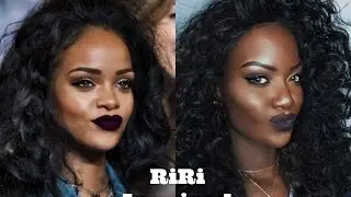 RIHANNA INSPIRED MAKEUP LOOK